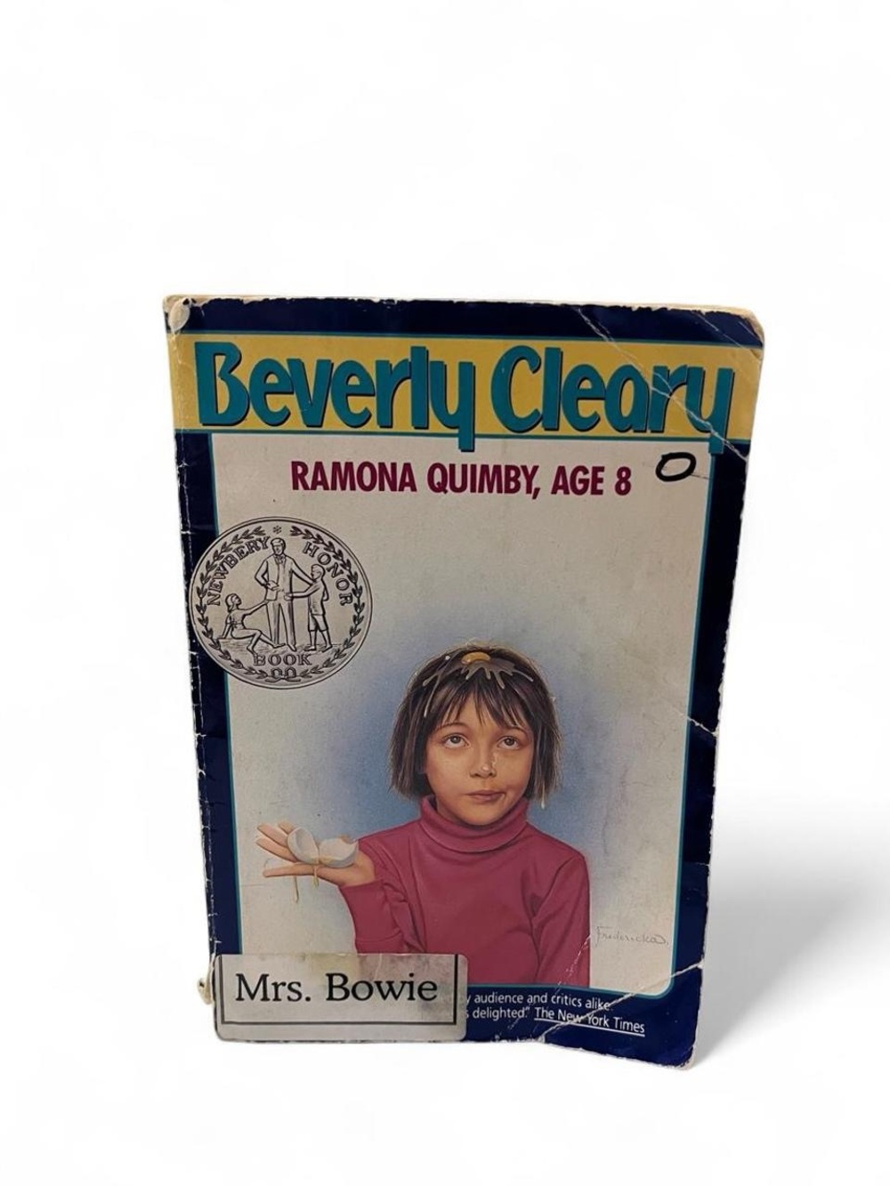1992 Children’s Vintage Paperback Book Ramona Quimby, Age 8 Beverly Cleary